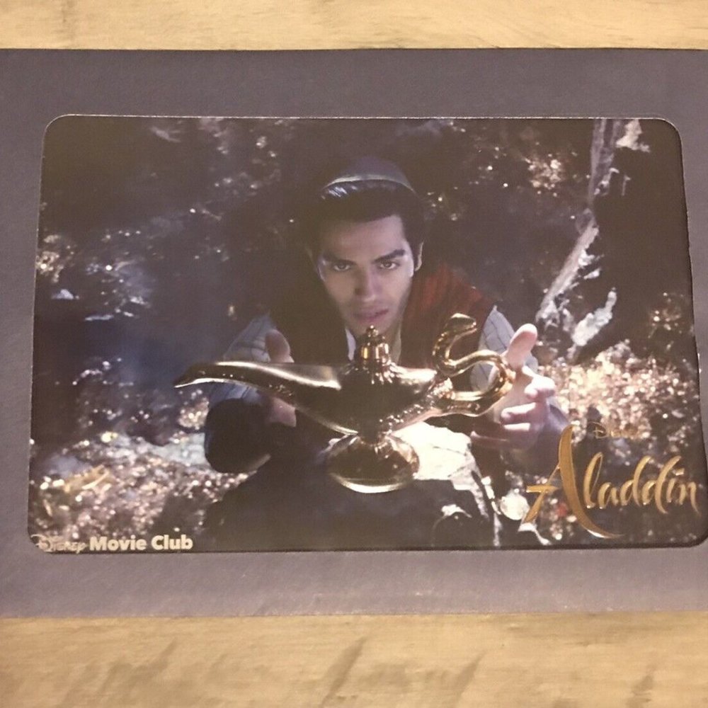Disney Movie Club Live Action Aladdin Lithograph